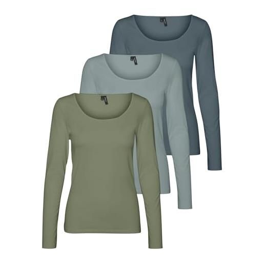 Vero moda vmmaxi my ls soft uneck ga noos maglia a maniche lunghe donna