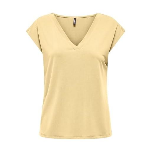 ONLY onlfree life s/s mod. V-neck top jrs noos