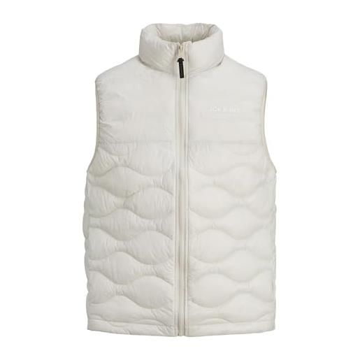 JACK & JONES gilet trapuntato male, raggio di luna, s