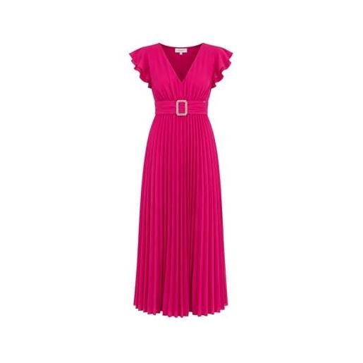 Gaudí gaudi donna vestito lungo 311fd15019 poliuretano rosa 40
