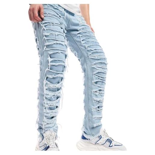 BGFIPAJG vestito carnevale slim fit jeans uomo drip jeans leopardati jeans felpati uomo invernali elasticizzati jeans uomo chiari larghi jeans chiari uomo regular