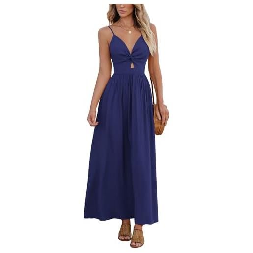CUPSHE abito estivo da donna con scollo a v, senza maniche, colore a contrasto, stampa floreale, mini abito per il tempo libero, feste, spiaggia, cami