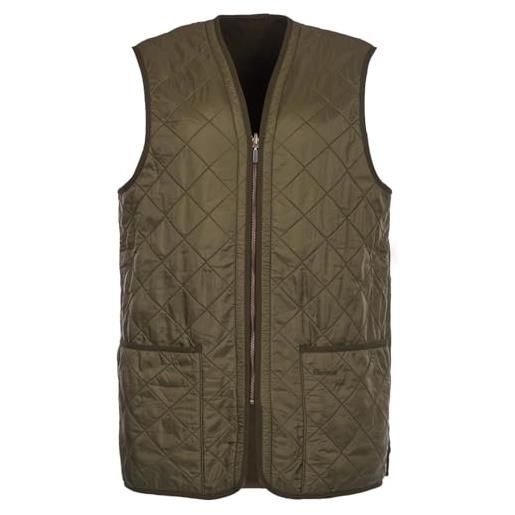 Barbour gilet trapuntato uomo verde con zip mli0002ol91 verde xl