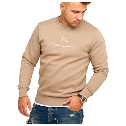 JACK & JONES infinity austin maglione da uomo con cappuccio, m