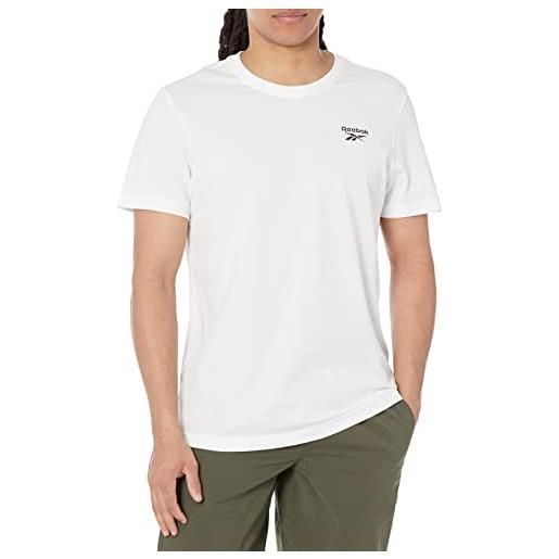 Reebok small logo tee t-shirt uomo (pacco da 1)