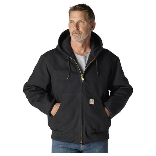 Carhartt firm duck insulated flannel-lined active giacca in tessuto giacche uomo (pacco da 1)