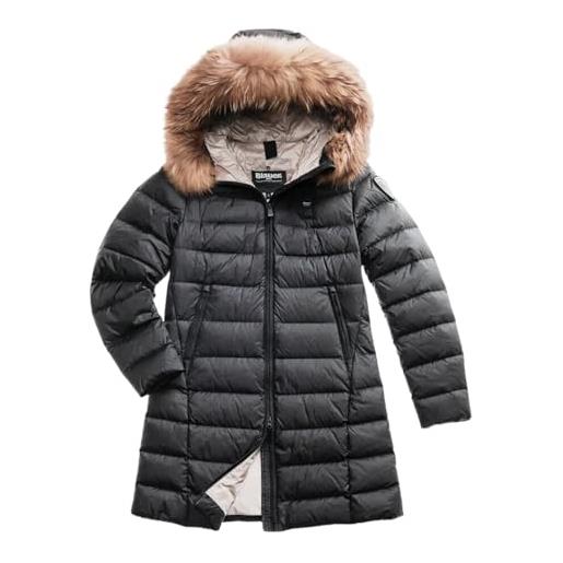 Blauer giubbotto kristin piumino lungo donna nylon grigio m