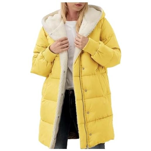 Uwdiohq prime deals giubbotto taglie comode donna giacca trasparente felpe pile montagna cappotto parka invernale blu warehouse clearance