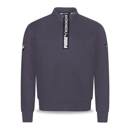 PUMA workwear advanced collection - felpa da uomo con cerniera - scomparto utility sulla spalla - tessuto robusto e traspirante - per artigianato e logistica