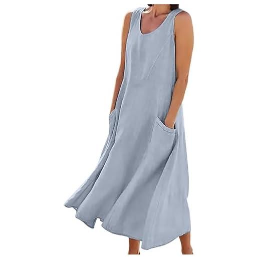 Cocila offerte lampo del giorno a tempo prime abito estivo donna lungo curvy abito lungo da spiaggia abito cerimonia madrina vestito aderente maniche lunghe magliette donna manica corta offerte