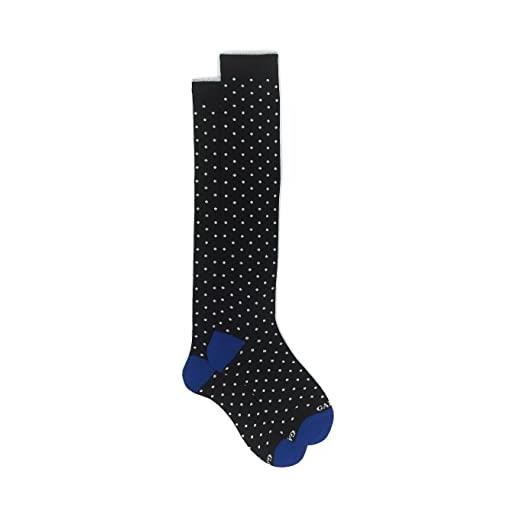 Gallo calza blu a pois