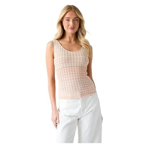 Guess canottiera rosalyn senza maniche eco donna