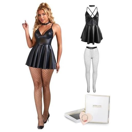 ohyeahlady vestito hot donna hard pelle pu curvy taglie forti | abito corto elegante curvy, tubino estivo，miniabito corto，abbigliamento curvy, mini dress, catsuit, costumi, discoteca, clubwear