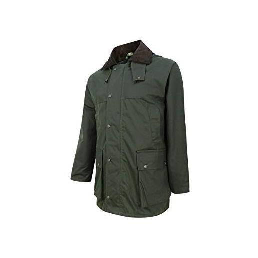 Hoggs of Fife padded waxed jacket olive