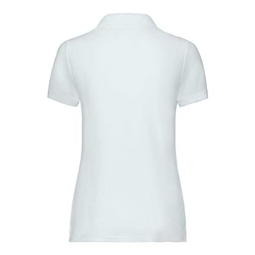 Fruit of the Loom - polo da donna, 65% poliestere, 35% cotone blanc - weiãÿ xxl