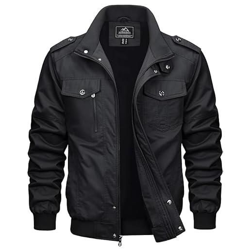 MAGCOMSEN giubbino uomo giacca leggero primaverile sahariana uomo estiva tattica militare casual autunno giacca