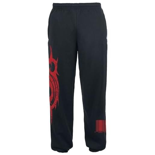 Slipknot classic tribal logo uomo pantaloni tuta nero