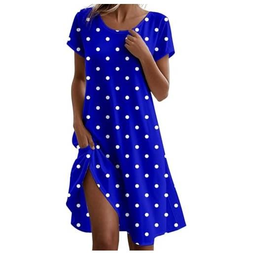 Generico vestiti estivi donna vestito donna estivo vestito lungo abiti cotone abito curvy leggeri eleganti comodi caftano lino summer abitino prendisole 3xl da spiaggia elegante maxi dress smanicato camicia