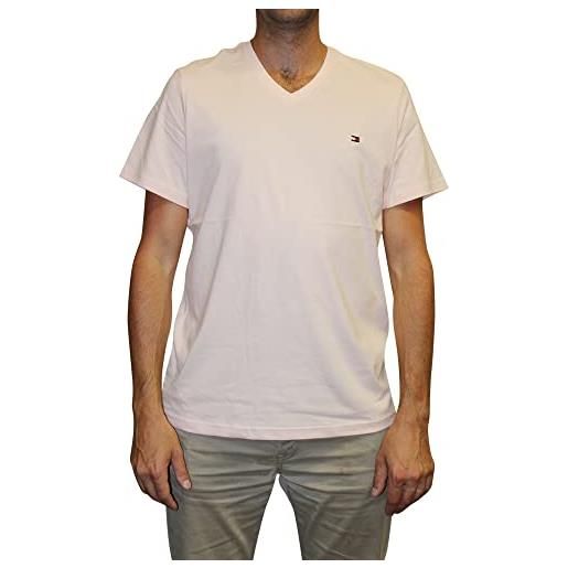 Tommy Hilfiger maglietta da uomo con scollo a v, primrose, l