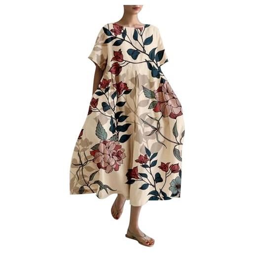 Cocila le offerte di oggi vestito estivo di lino lungo abito da spiaggia cotone abito cerimonia madrina abito elegante donna nascondi pancia vestito per capodanno my orders placed
