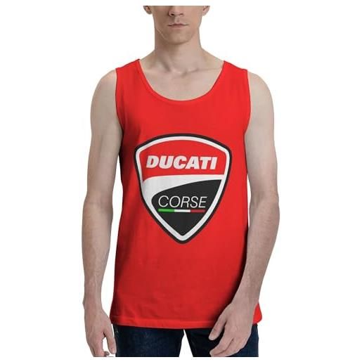 KVHSVEGO compatible with ducati canotte da uomo canotte muscolari senza maniche canotte da uomo