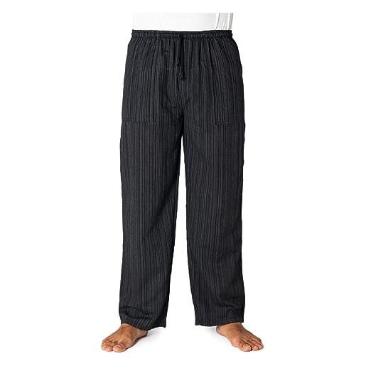 PANASIAM relax pants cotton lini, black, m