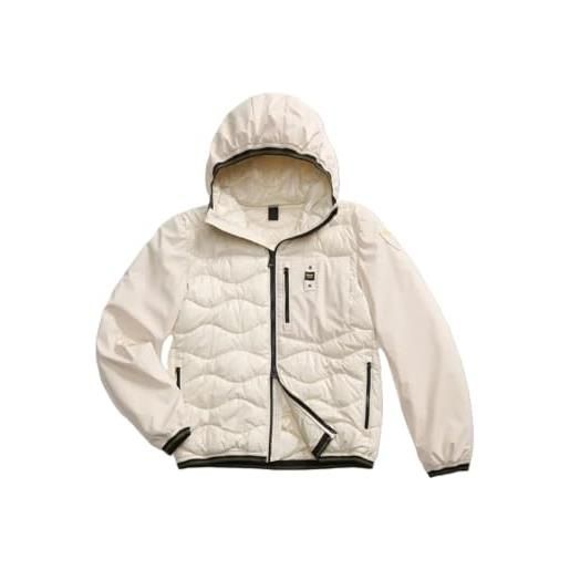 Blauer giubbino beige da uomo inserti in tessuto tecnico tgm