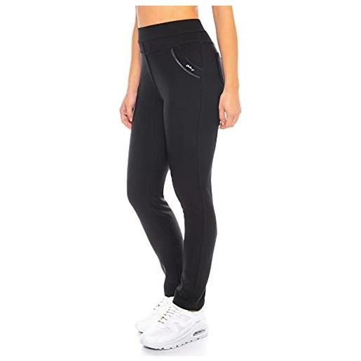 Kendindza Collection kendindza - leggings termici da donna foderati con interno in microfibra basic opaco