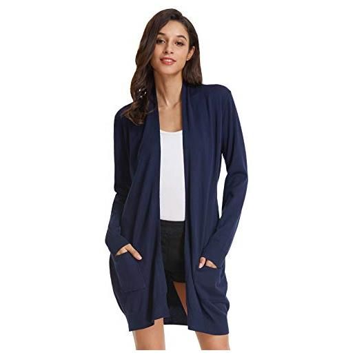 GRACE KARIN cardigan donna lungo maglione cappotto a maniche lunghe elegante casual