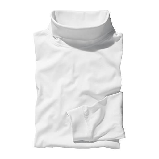 Redfield camicia girocollo a maniche lunghe bianca by oversize, 2xl-8xl: 6xl