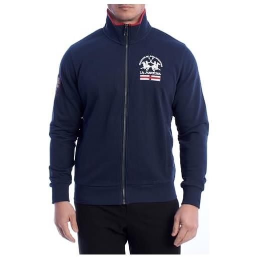La Martina felpa con zip ymf602-fp112 uomo