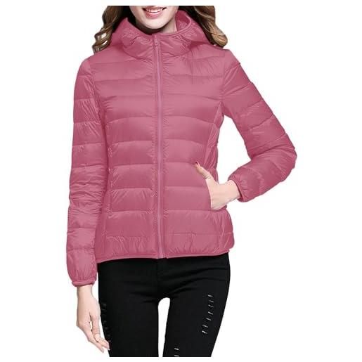 Generico piumino donna 100 grammi giubbotto caldo comodo trapuntato cappotto con cappuccio piumino donna leggero cappotto piumino donna invernale piumini donna taglie forti giacche da donna