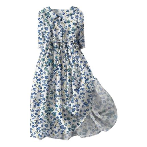 Cocila offerte a tempo vedtiti estivi donna abito mare donna estate vestiti da cerimonia donna estivi vestito fiori estivo vestiti a maglia di fino t shirt donna cotone offerta