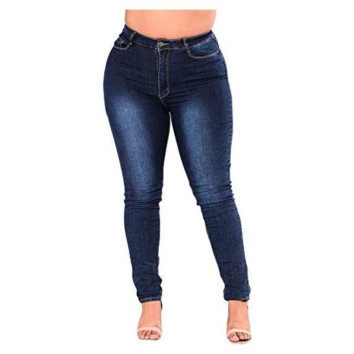 Sunnyuk jeans leggeri donna estivi pantalone taglie forti curvy jeans push up comode jeggings leggeri vita alta leggins elasticizzati eleganti pantaloni skinny con tasche