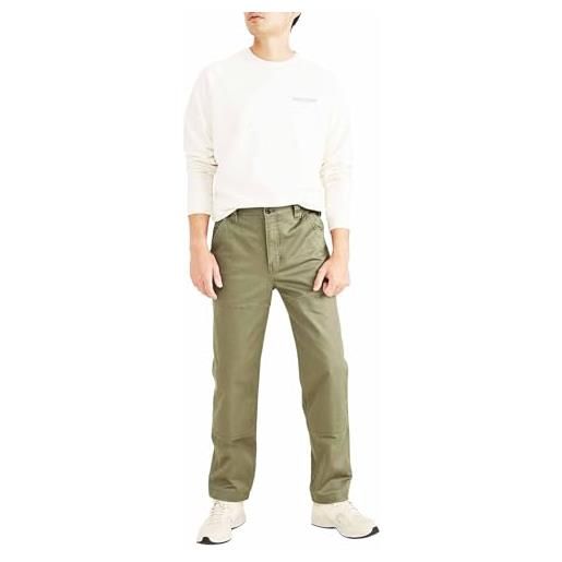 Dockers utility pant, pantaloni uomo, camo, 30w / 32l