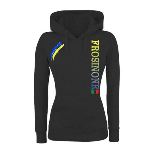 Vestin m-italy felpa cappuccio donna - città di frosinone - super vestibilità top qualità