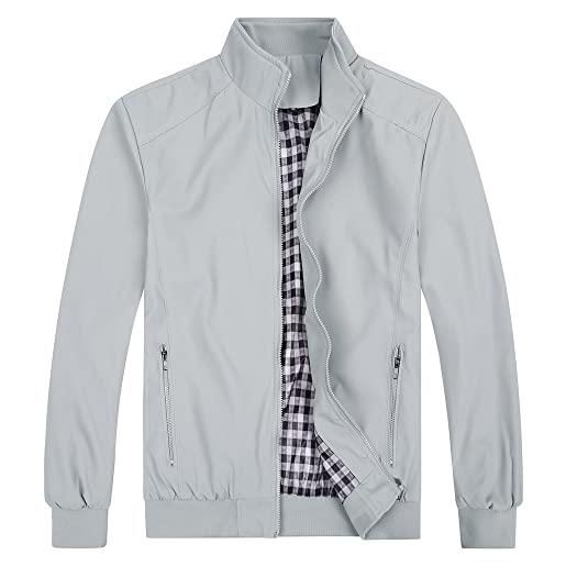 YOUTHUP giubbotto uomo leggero estivo bomber antivento transizione