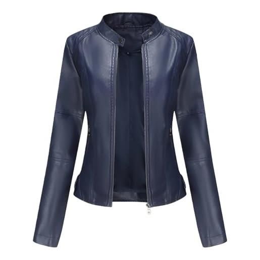 Cocila giacche in pelle da donna a maniche lunghe motociclista prendi paga dopo giacca donna invernale corta giacca di jeans imbottita cappottino leggero giubbotti cappotto camice quadri