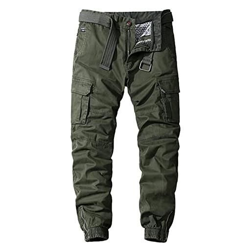 DongBao pantaloni cargo da uomo casual da jogging pantaloni tattici pantaloni da combattimento in cotone