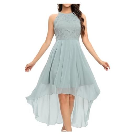 RYTEJFES abiti da cerimonia abiti da cerimonia donna lunghi eleganti abito sposa lungo vestito curvy stile impero elegante estivo taglie forti sera semplice d'onore vestiti xl sirena verde smeraldo tulle