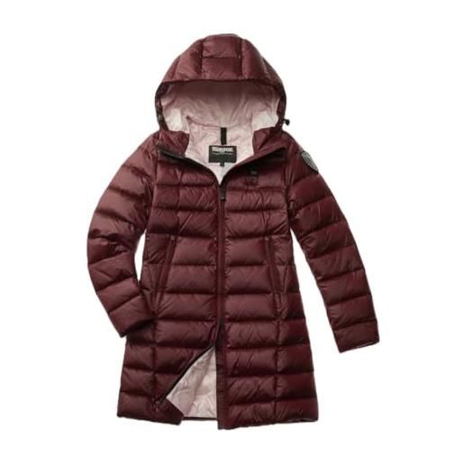 Blauer giubbino impermeabile trench lunghi imbottito piuma da donna, piumino lungo agnes 3037 24wbldk03037 215gr. (it, testo, xs, regular, regular, 578kn bordeaux)