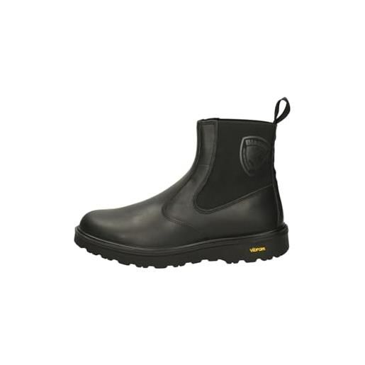 Blauer scarpe uomo polacchino guantanamo7 in pelle nero u25bu10 f4guantanamo7/lea 44