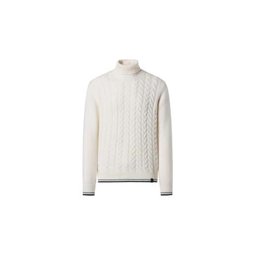 NORTH SAILS maglione uomo in misto lana e nylon con lavorazione a trecce