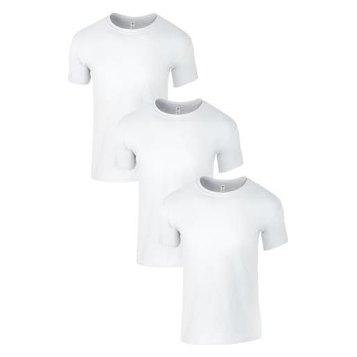 Have It Tall maglietta da uomo in cotone, extra lunga, extra lunga, confezione da 3 wht, 3xl/alto