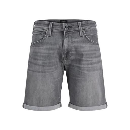 JACK & JONES pantaloncini da uomo, grey denim/confezione: al 313, l