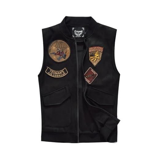 Bauzuoyo gilet di jeans da uomo casual senza maniche giacca di jeans strappato gilet in denim classico cowboy vintage denim gilet con tasche estive outdoor casual gilet da moto per uomo cappotto