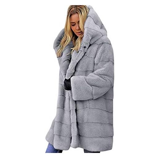 Kobilee giubbotto pile donna fodera curvy calda giubbino maglione pelliccia ecologica morbida giacca pile giacca invernale elegante sherpa peluche cappotto teddy mezza stagione lungo