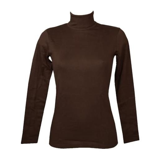 RAGNO dolcevita ciclista donna maglia manica lunga caldo e soffice cotone bio articolo d274ak bio cotton dolcevita
