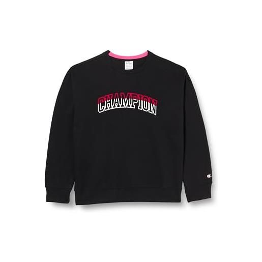 Champion legacy color punch w-light powerblend fleece crewneck felpa donna