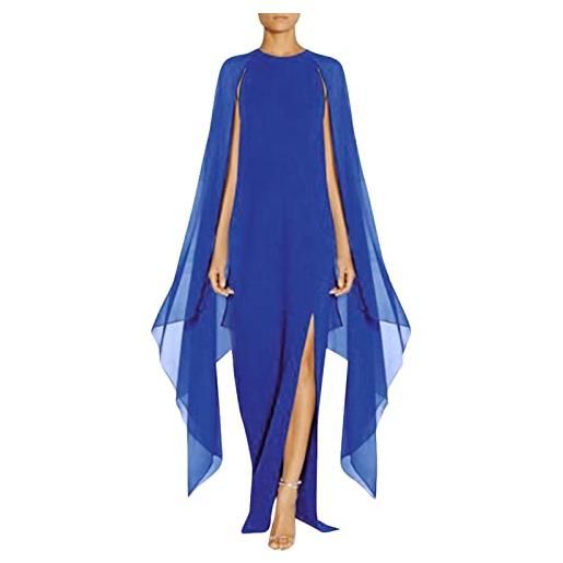 Daikascbny abito cerimonia donna classico senza manica di cerimonia lunga curvy eleganti vestito donna cocktail da sera vestito da sera abito commerciale da ballo vestito cocktail da donna